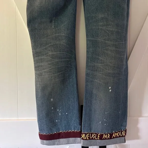 Gucci L’Aveugle Par Amour Distressed Jeans Mens Size 30 (NWT) - Picture 4 of 7
